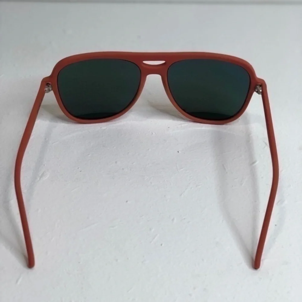 KOMONO Rafton Brick Red Rubber Sunglasses…
